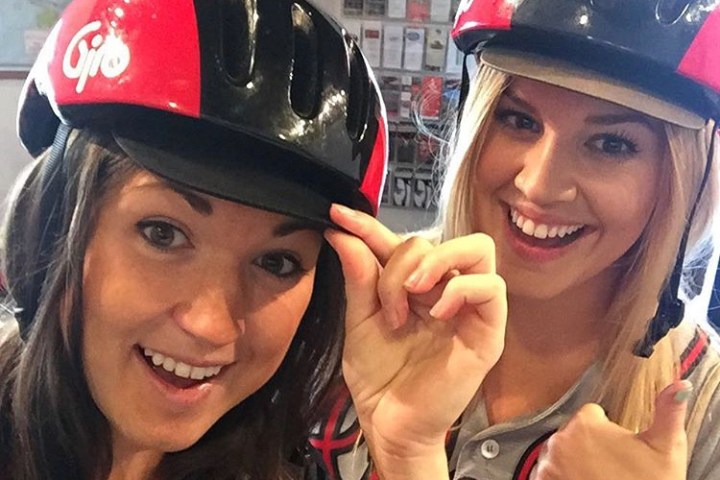 Two friends on an Eastside Segway tour.