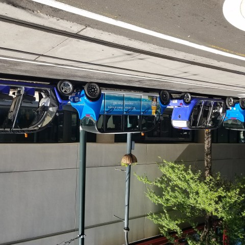 electric cars parked on the side of the road in atlanta