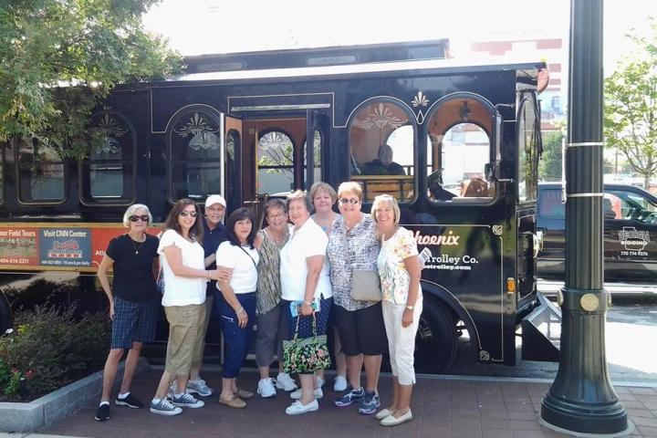 Trolley Tour group