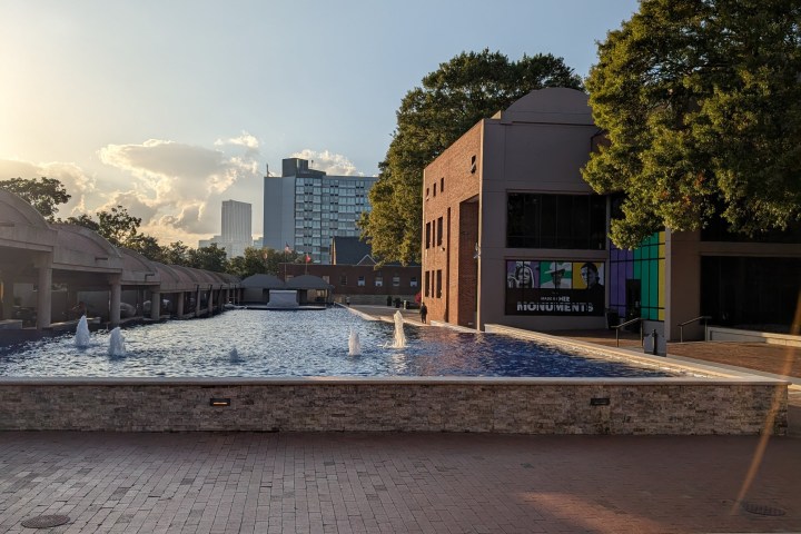 a large brick building